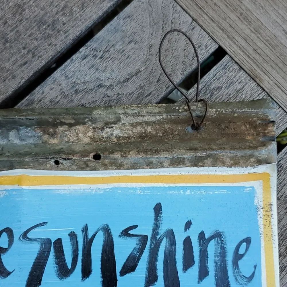 Metal Beach Theme Sign - Picture 2 of 4
